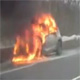 На трассе Брянск-Орел сгорел автомобиль